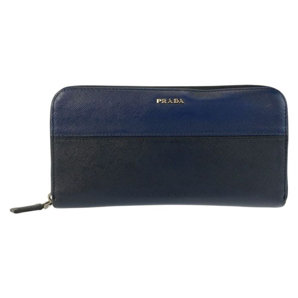 Prada Saffiano Leather Long Wallet